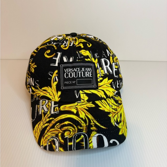 Versace Jeans Couture Cotton Barocco Print Baseball Cap/Hat   EUC - Picture 3 of 16